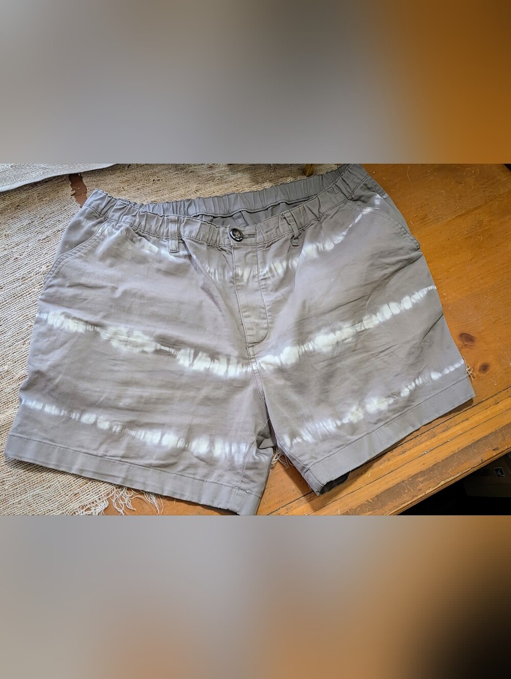 Chubbies Original Stretch Shorts – Gray Tie-Dye size XL